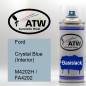 Preview: Ford, Crystal Blue (Interior), M4202H / FA4202: 400ml Sprühdose, von ATW Autoteile West.